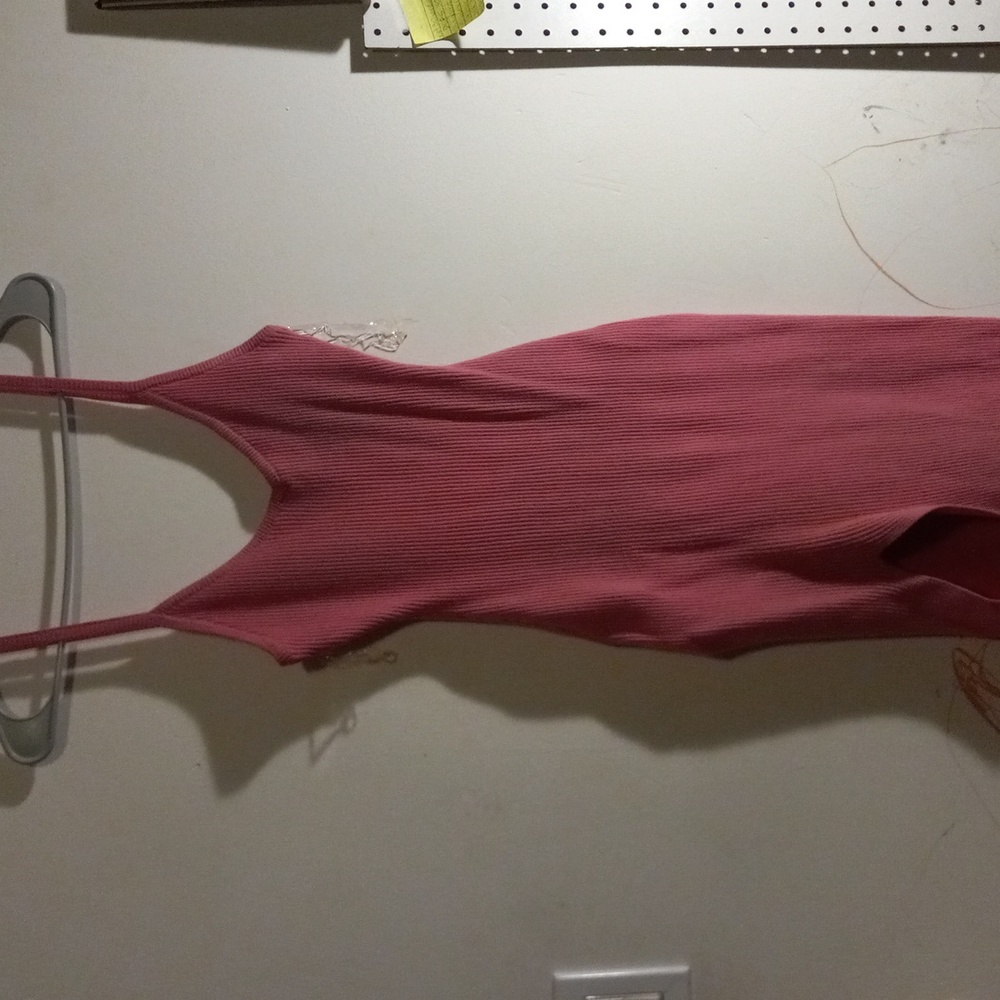 Pink Sweater Dress